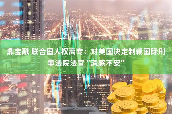 鼎宝融 联合国人权高专：对美国决定制裁国际刑事法院法官“深感不安”