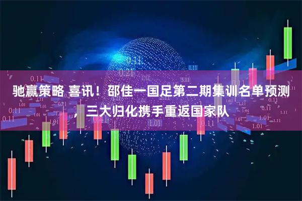 驰赢策略 喜讯！邵佳一国足第二期集训名单预测，三大归化携手重返国家队